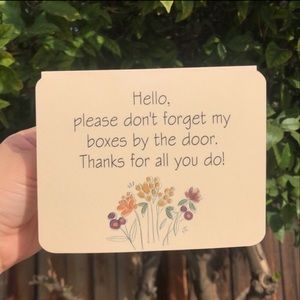 Mailbox Reminder Sign 📬